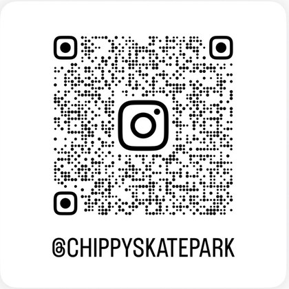 Instagram QR code for @chippyskatepark